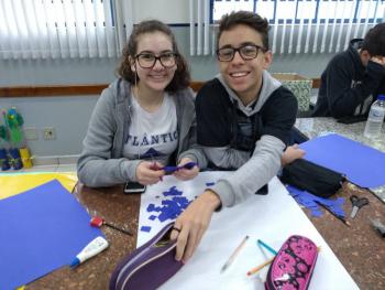 ARTE BIZANTINA - COLAGEM COM PAPEL PICADO