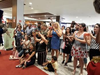 Coral Mergulho Musical no Shopping Piracicaba