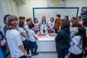 Aula no Laboratório - 9º ano