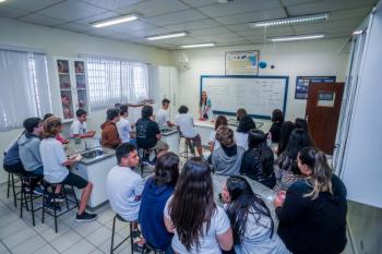 Aula no Laboratório - 9º ano