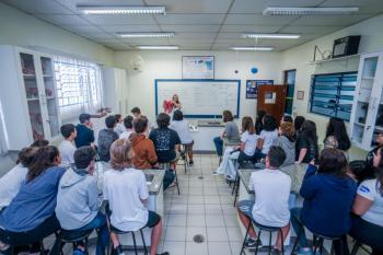 Aula no Laboratório - 9º ano