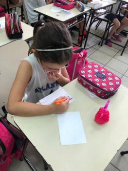 Escrevendo um bilhete - 2º ano A