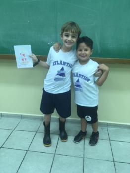 Amigo secreto de cartão da Páscoa - 1º ano