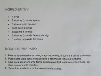 Receitas e estudo das frutas - maternal I