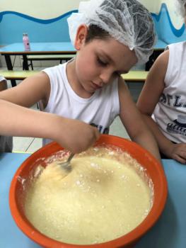 Preparo de bolo de limão - Grupo III Integral