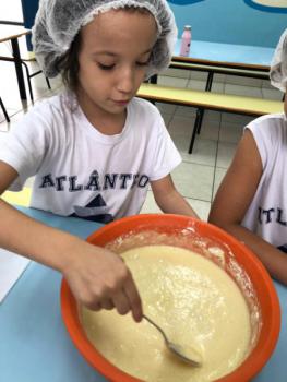 Preparo de bolo de limão - Grupo III Integral