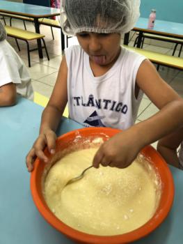 Preparo de bolo de limão - Grupo III Integral