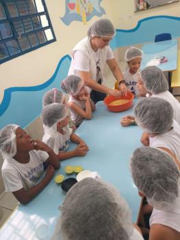 Preparo de bolo de limão - Grupo III Integral