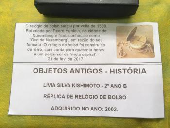 2° ano B - Exposição de objetos antigos