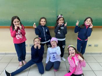 Alunos dos 1ºs anos preparam bolachas